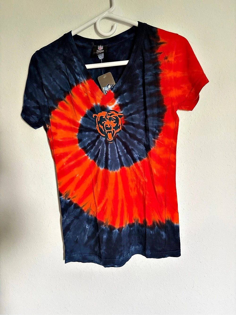 NFL Team Apparel Women's Tie-Dye Tee Size Large NWT